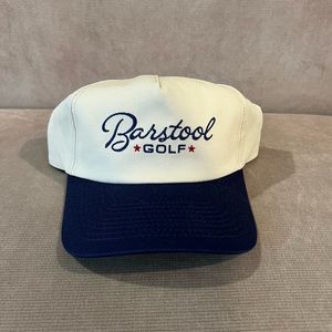 Barstool Golf Hat Vintage Retro Style snap back. New